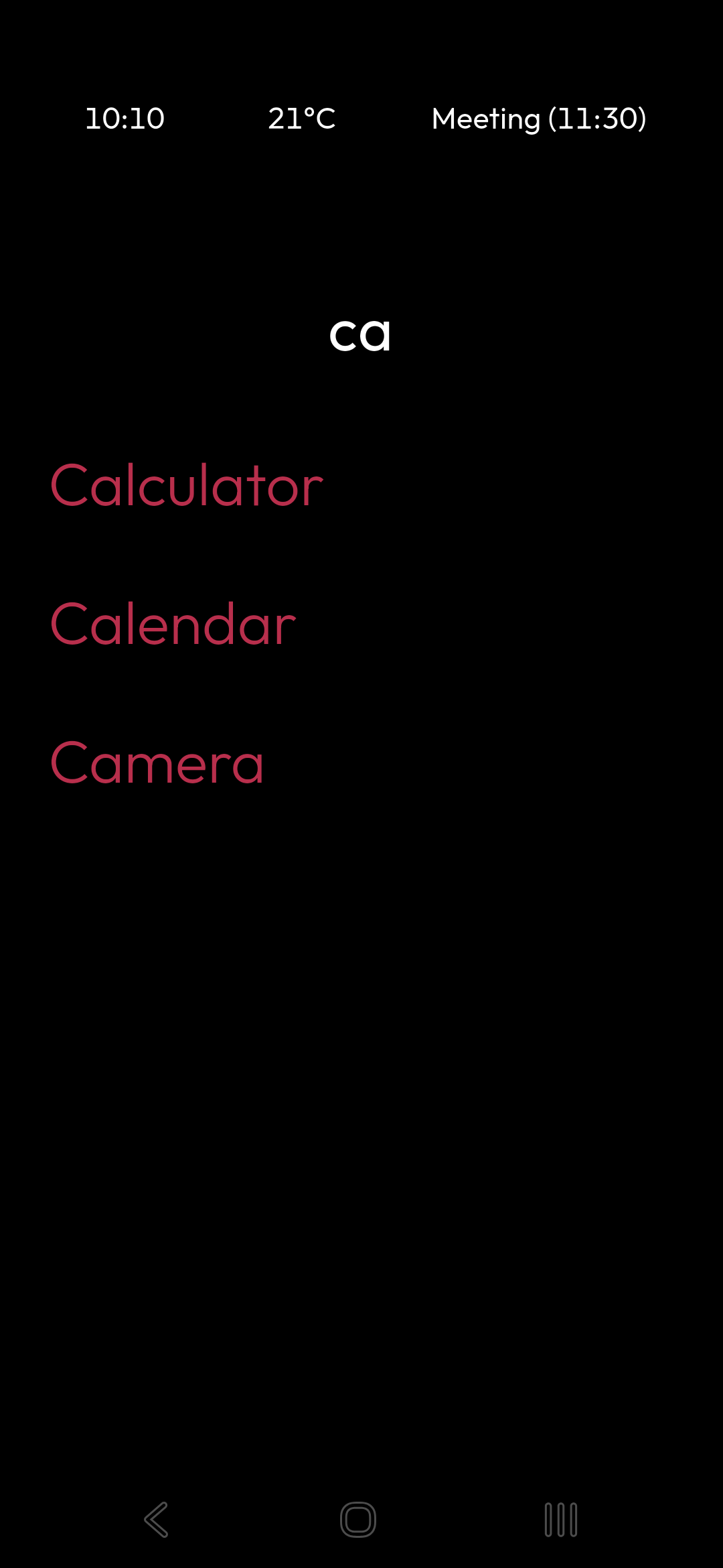 Mars Launcher: Search